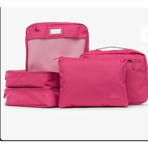 Calpack Travel Packing Cubes 8 Pieces Set Dragonfruit Water Resistant Organizer